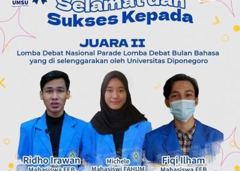 Dua Mahasiswa FEB UMSU Menoreh Prestasi dibidang Debat