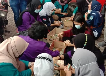 HMJ Akuntansi UMSU Menggelar Galang Dana Bersama Tiga Organisasi