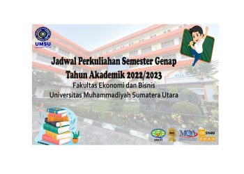 Jadwal Perkuliahan Semester Genap TA 2022 – 2023