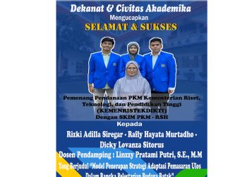 Selamat! Atas Pemenang Pendanaan PKM Kementerian Riset, Teknologi, dan Pendidikan Tinggi (KEMENRISTEKDIKTI)