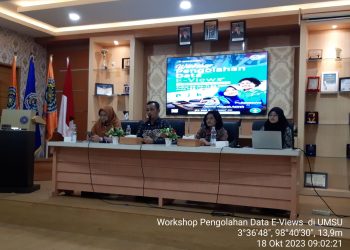 Prodi Ekonomi Pembangunan Mengadakan Workshop Pengolahan Data E-Views