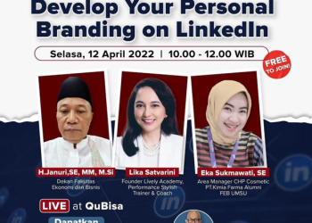 FEB UMSU Selenggarakan Bimbingan Karir Online Bersama Alumni dan Qubisa pada 12 April 2022