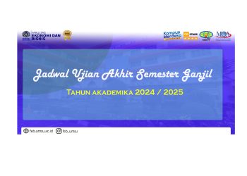 Jadwal Ujian Akhir Semester  T.A. 2024-2025 Ganjil