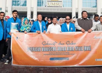 823 MAHASISWA FEB UMSU BERGERAK! KKN MANDIRI 2025 RESMI DIMULAI
