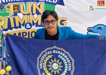 CHOKY ARIFANDI ULIANSYAH RITONGA BORONG 4 MEDALI EMAS DI KEJUARAAN RENANG UNIMED OPENED SWIMMING CHAMPIONSHIP