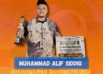 Muhammad Alif Siddiq Mahasiswa Prodi Akutansi FEB UMSU Raih Juara Harapan 2 Cabang Tilawah Dewasa Putra
