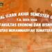 JADWAL UJIAN AKHIR SEMESTER T.A. 2025 / 2026 GENAP