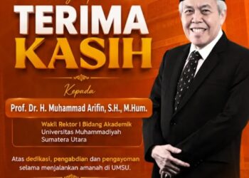 FEB UMSU Sampaikan Terima kasih kepada Prof. Dr. H. Muhammad Arifin, S.H., M.Hum., Wakil Rektor I atas Dedikasi dan Pengabdian.