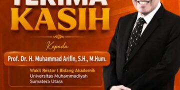 FEB UMSU Sampaikan Terima kasih kepada Prof. Dr. H. Muhammad Arifin, S.H., M.Hum., Wakil Rektor I atas Dedikasi dan Pengabdian.