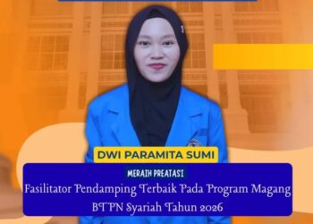 Selamat Dan Sukses Kepada Dwi Paramita Sumi Mahasiswa FEB UMSU Raih Prestasi sebagai Fasilitator Pendamping Terbaik Program Magang BTPN Syariah 2026