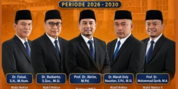 SELAMAT & SUKSES ATAS PELANTIKAN WAKIL REKTOR UNIVERSITAS MUHAMMADIYAH SUMATERA UTARA PERIODE 2026–2030