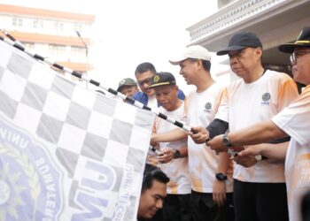 Jalan Santai Milad ke-48 Fakultas Ekonomi dan Bisnis UMSU Berlangsung Meriah