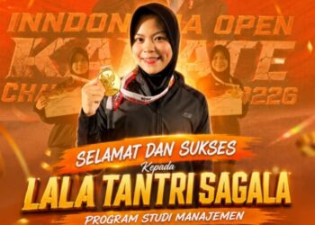 Lala Tantri Sagala Raih Medali Emas Di Ajang Kejuaraan Karate Nasional PIALA PRESIDEN 2026