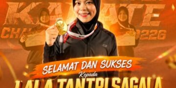 Lala Tantri Sagala Raih Medali Emas Di Ajang Kejuaraan Karate Nasional PIALA PRESIDEN 2026
